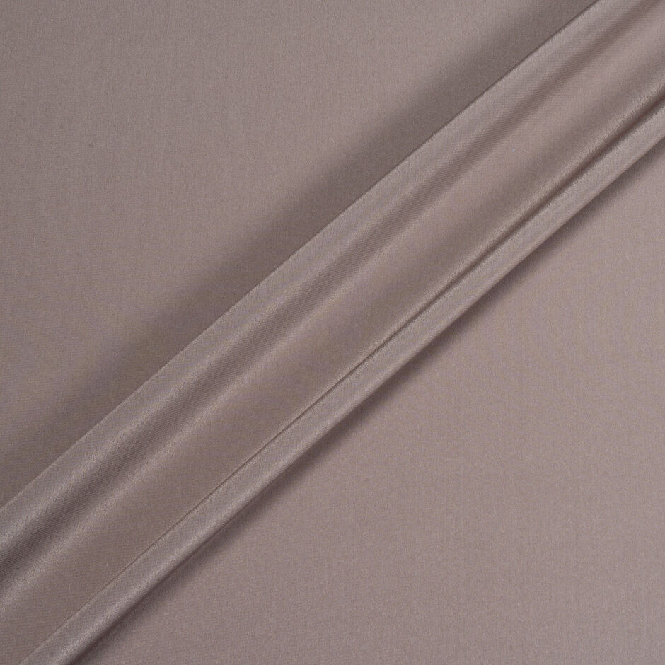 Taupe Crepe Viscose Fabric by the yard - 550