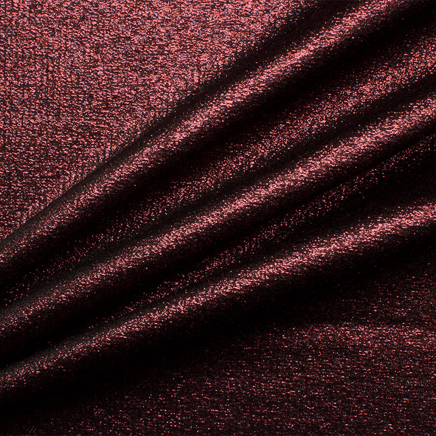 Metallic Bordeaux Wool Blend