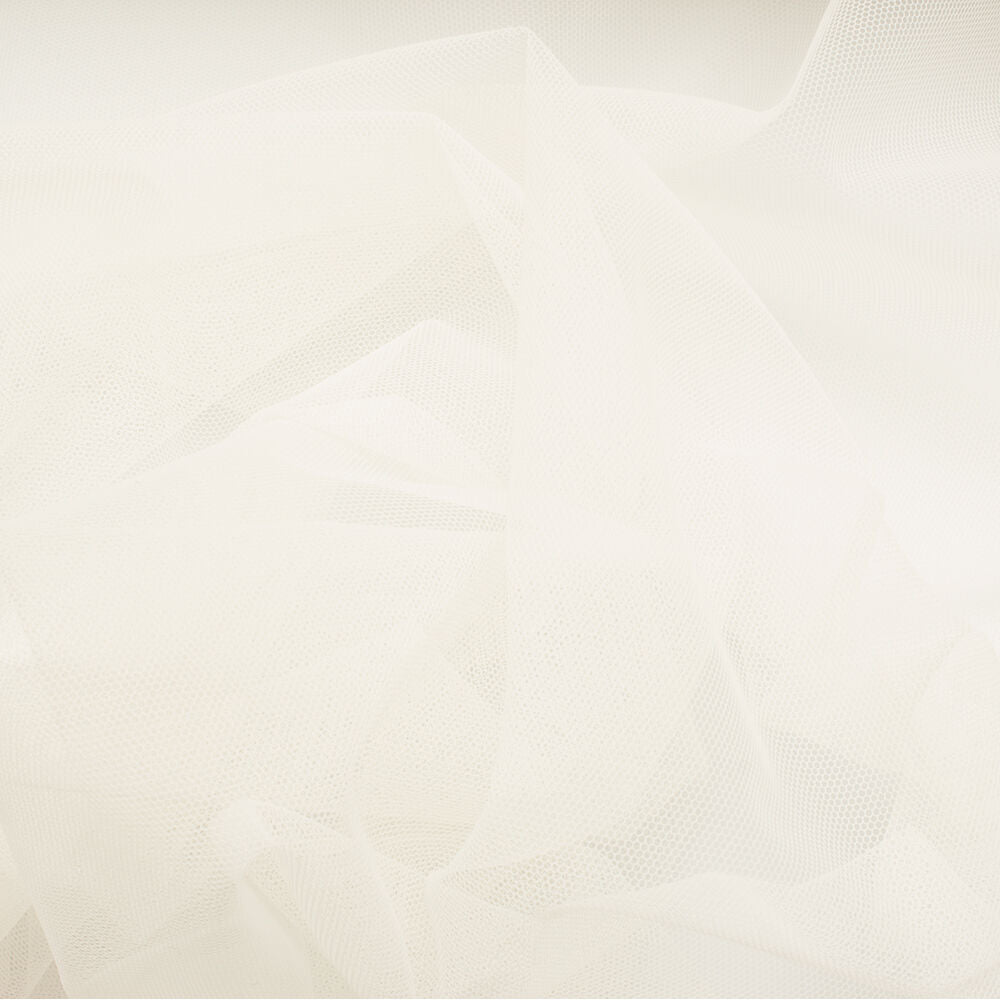 Ivory Polyamide Tulle