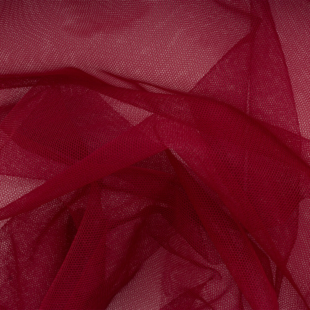 Bordeaux Polyamide Tulle