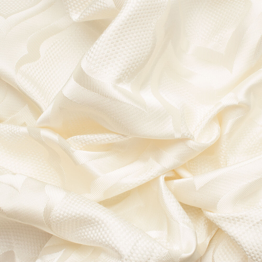 Buttermilk Satin Jacquard