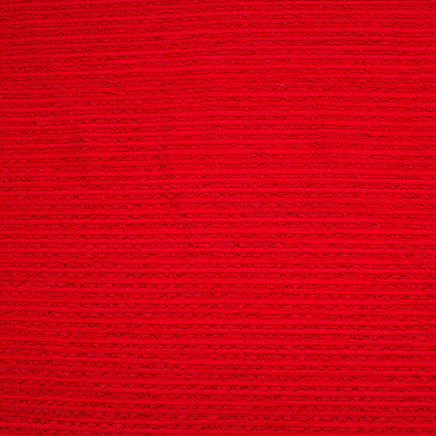 Valentino Red Cotton Mix Bouclé