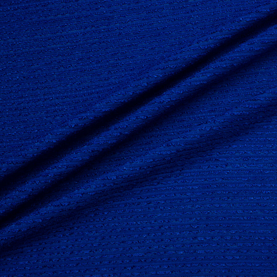 Royal Blue Cotton Mix Bouclé