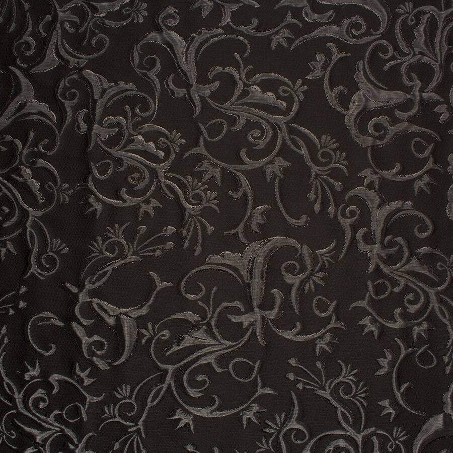 Black Metallic Cloqué