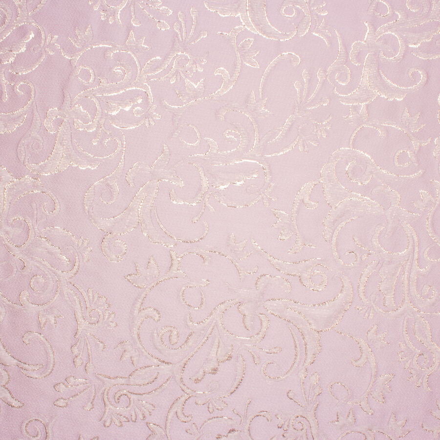 Pale Lilac Metallic Cloqué