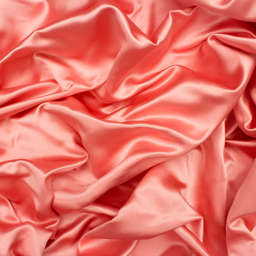 Rose Pink Silk Duchess Satin