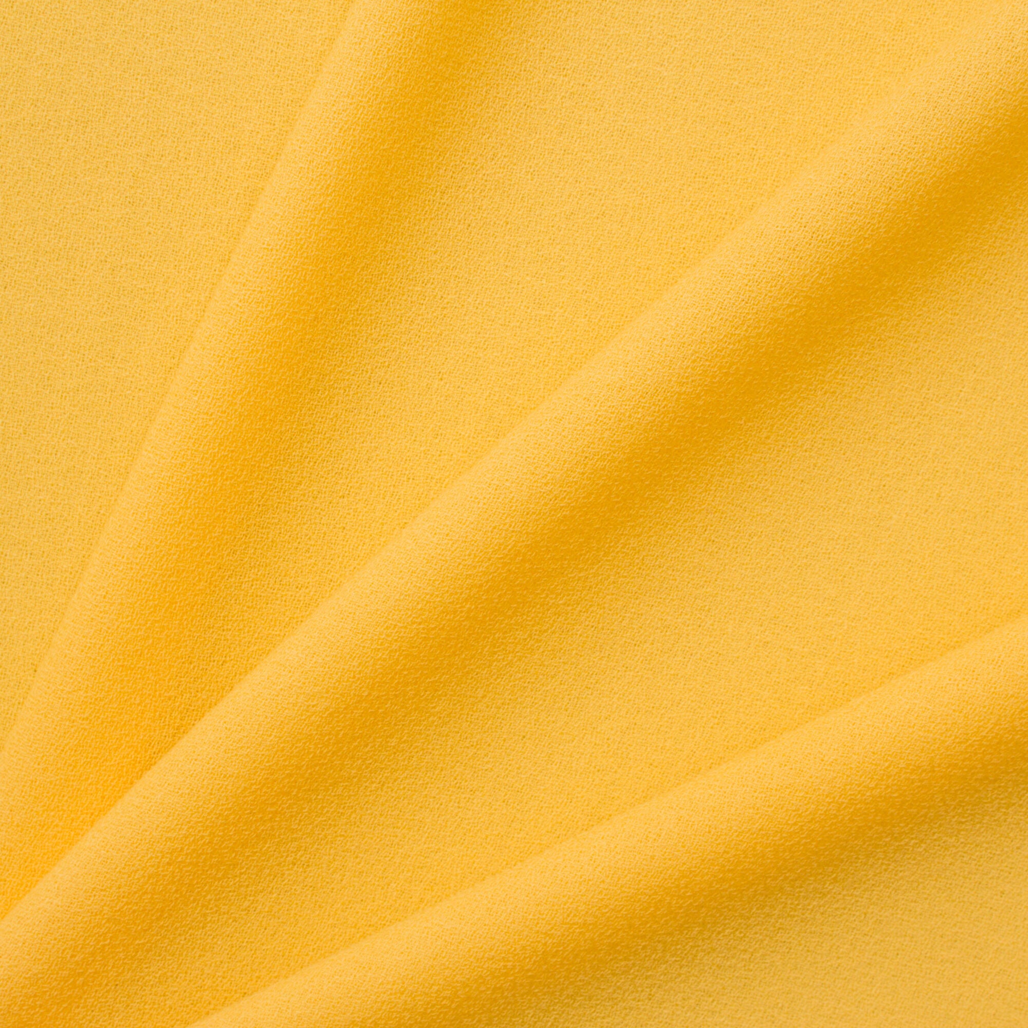 Yellow Single Wool Crêpe