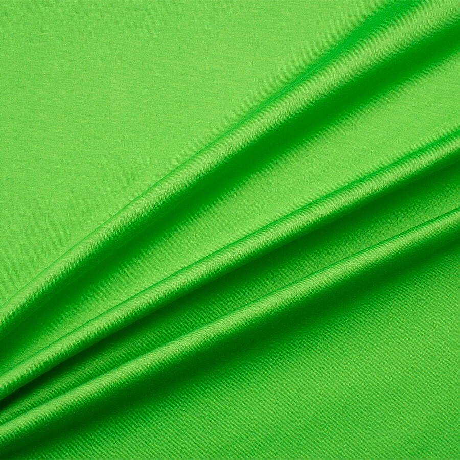 Bright Apple Green Cotton Jersey