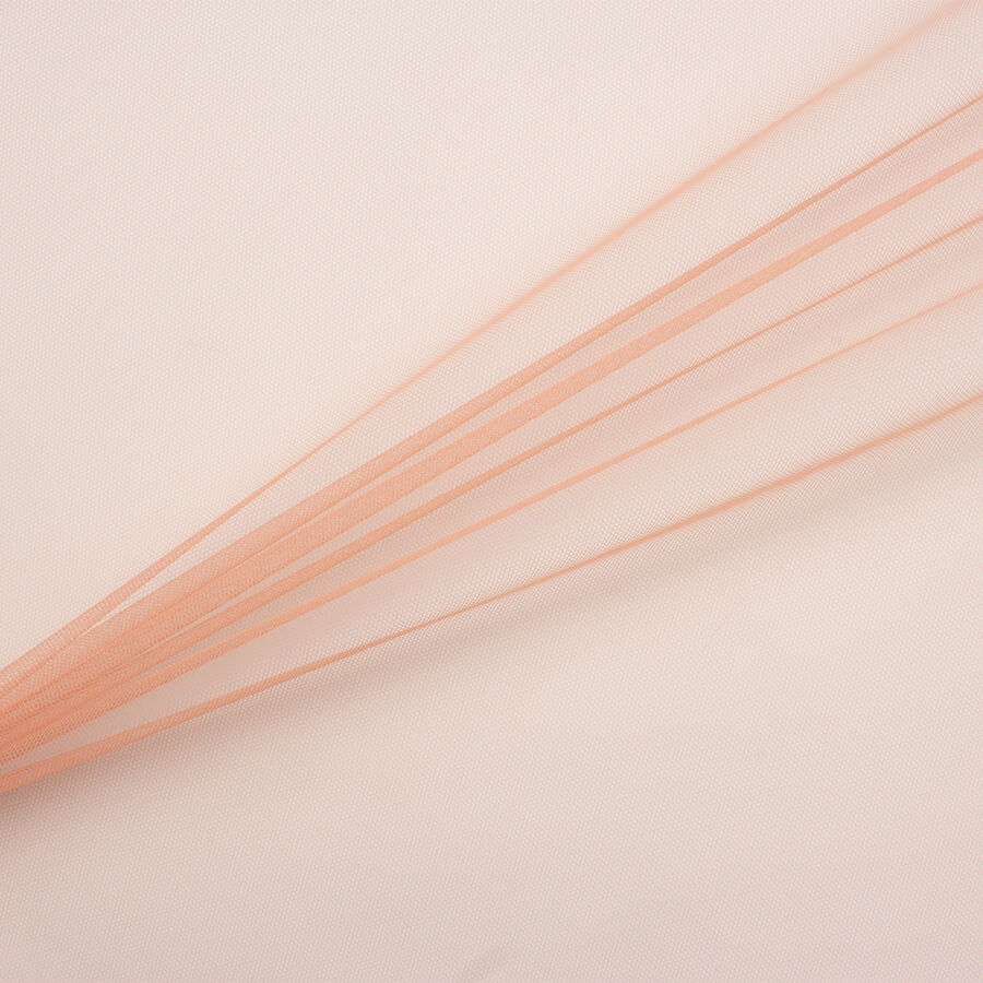 Peach Polyamide Tulle