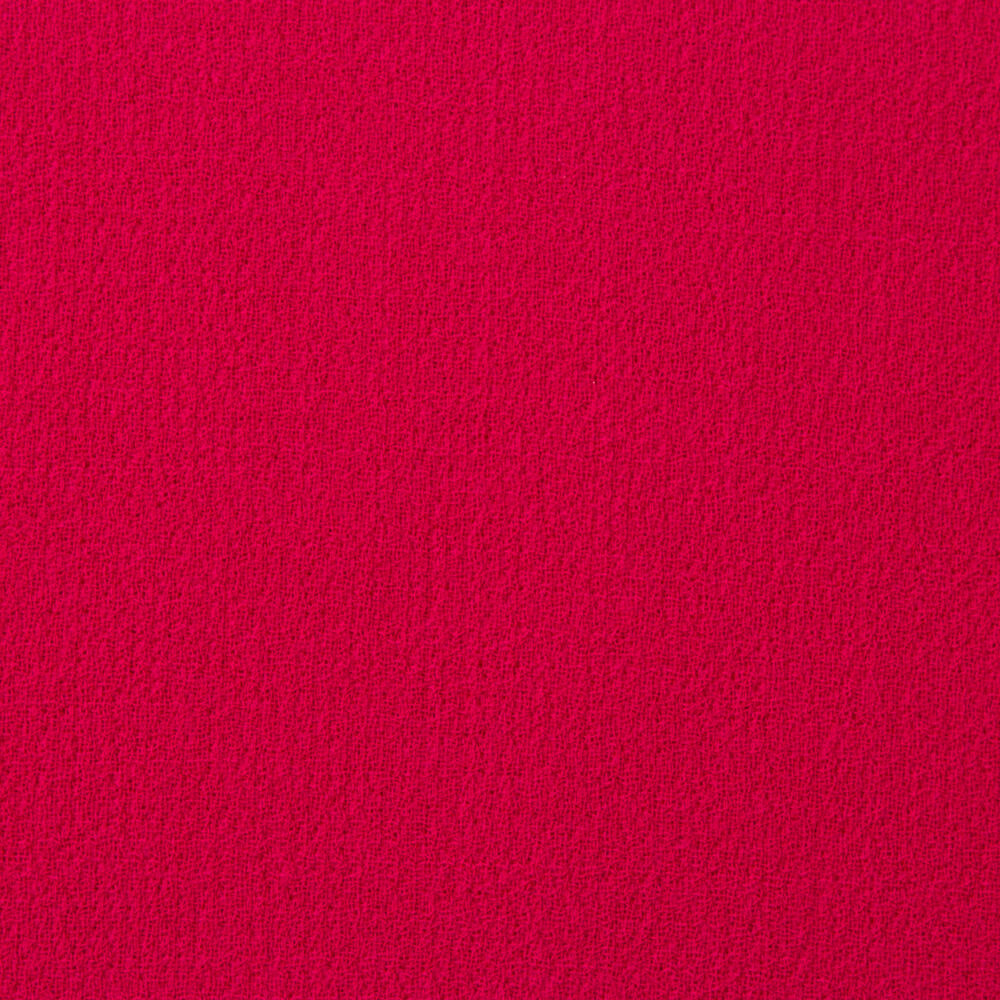 Deep Pink Double Wool Crêpe