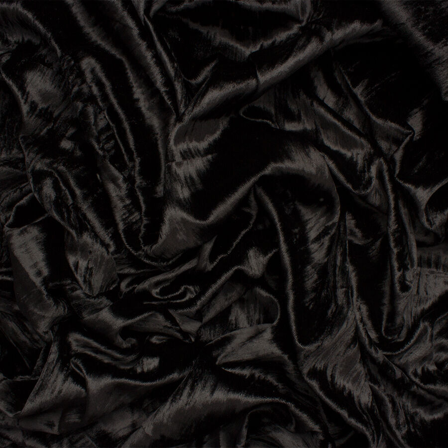 Black Crushed Velvet