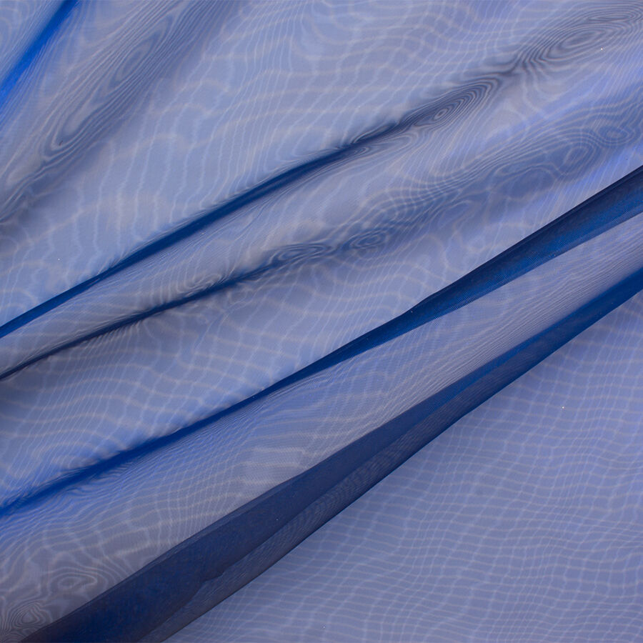 Blue Poly Organza