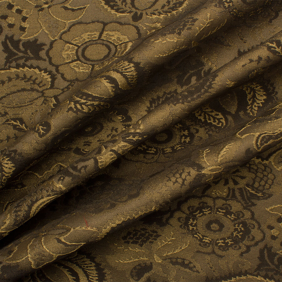 Brown Floral Jacquard Brocade (A 1.50m Piece)