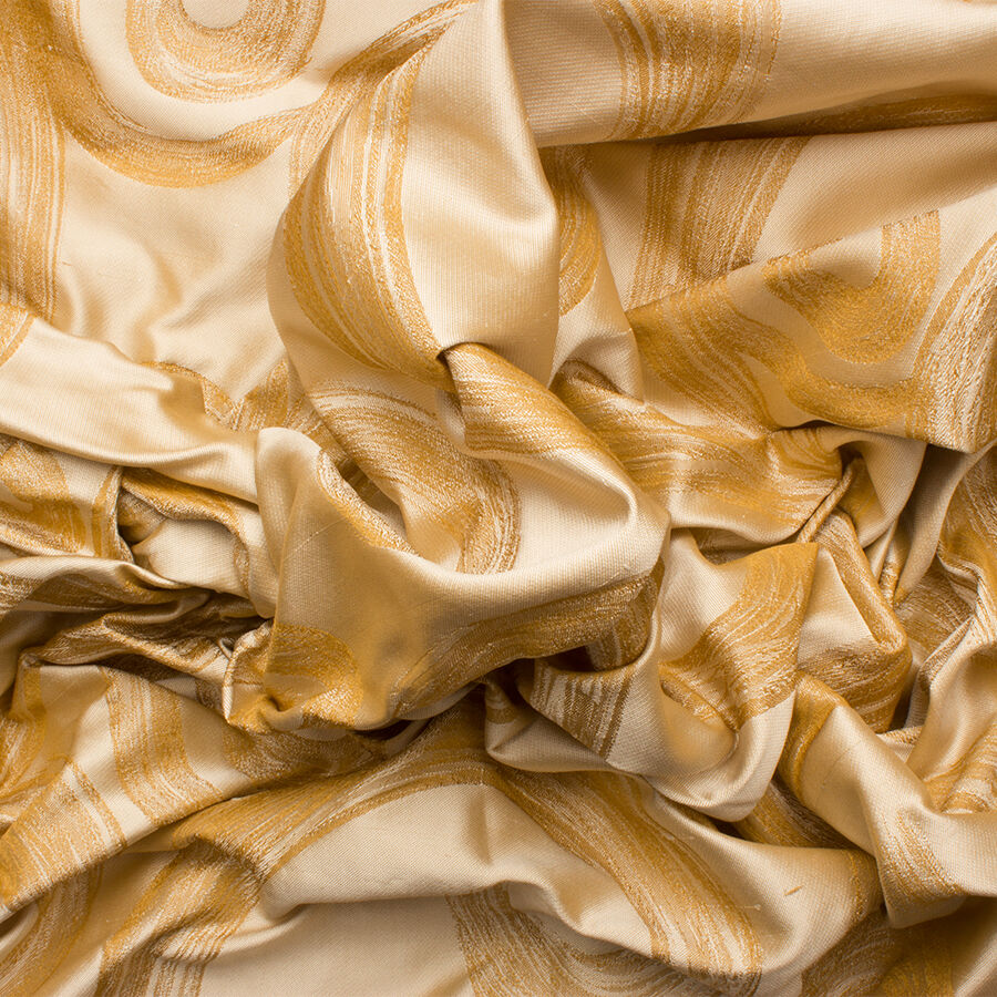 Gold/Champagne Silk Dupion (A 2.65m Piece)