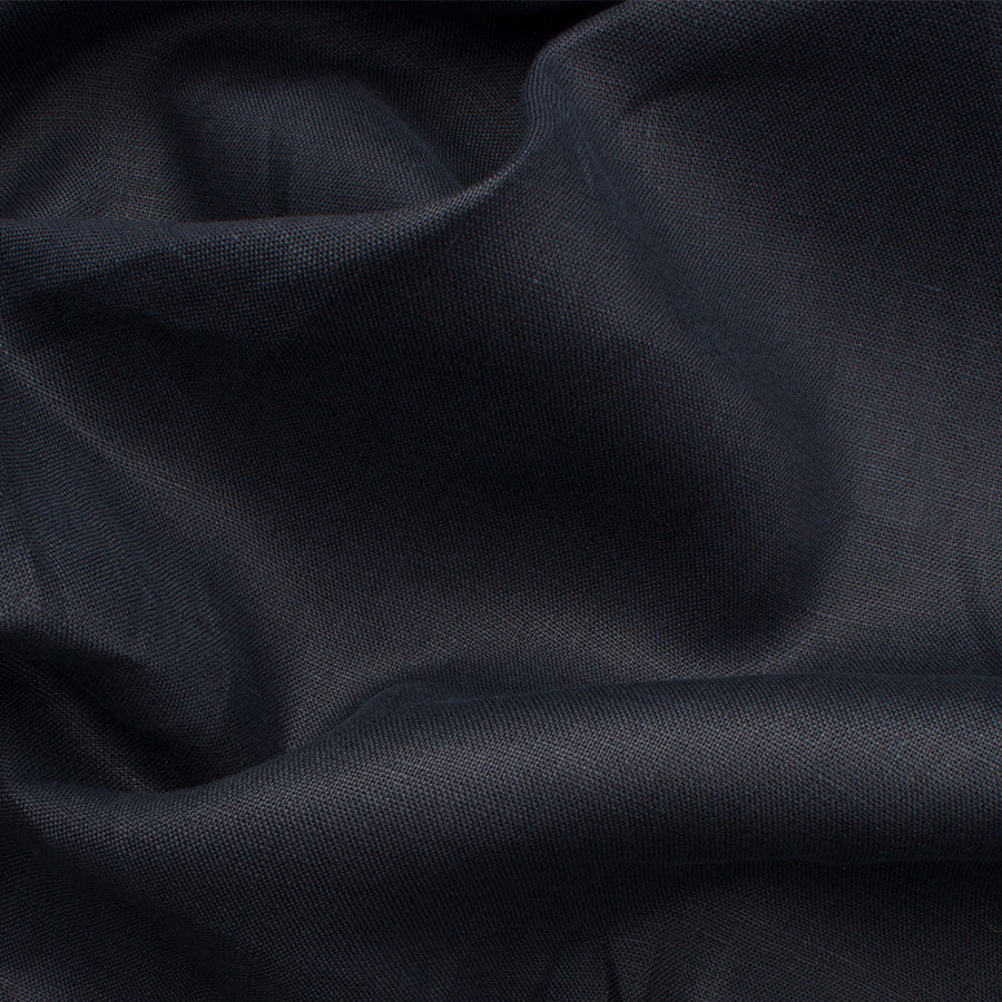 Midnight Blue Medium Weight Linen