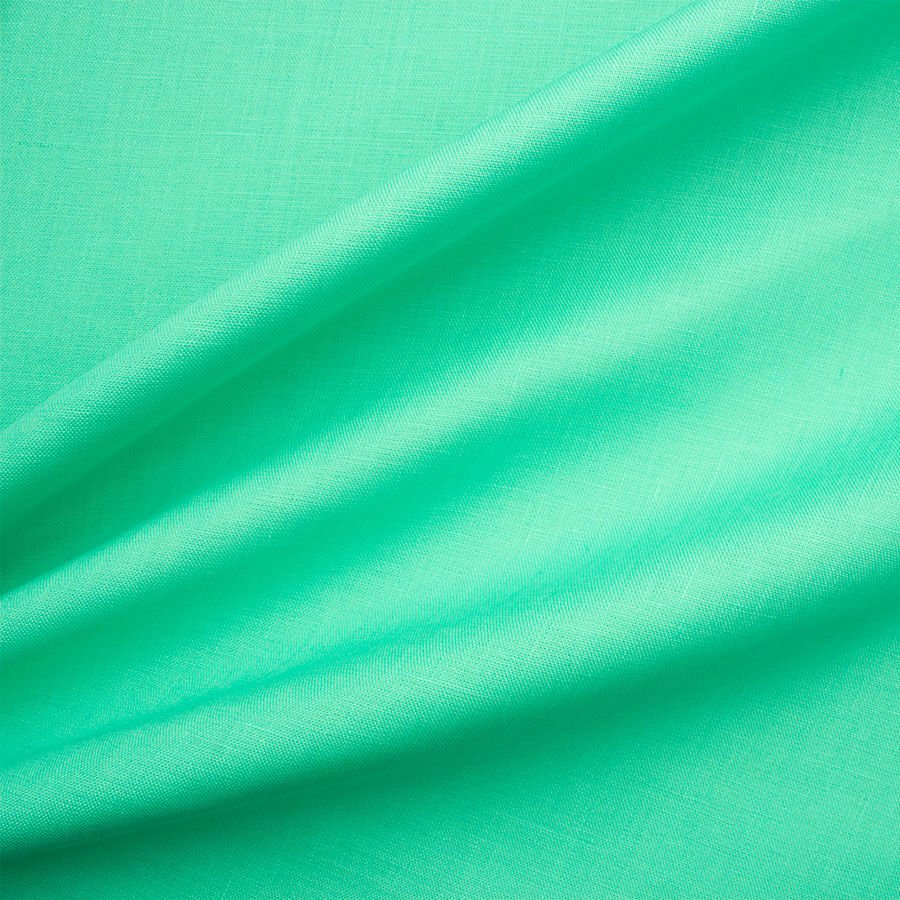 Rich Mint Green Pure Linen (A 1.30m Piece)