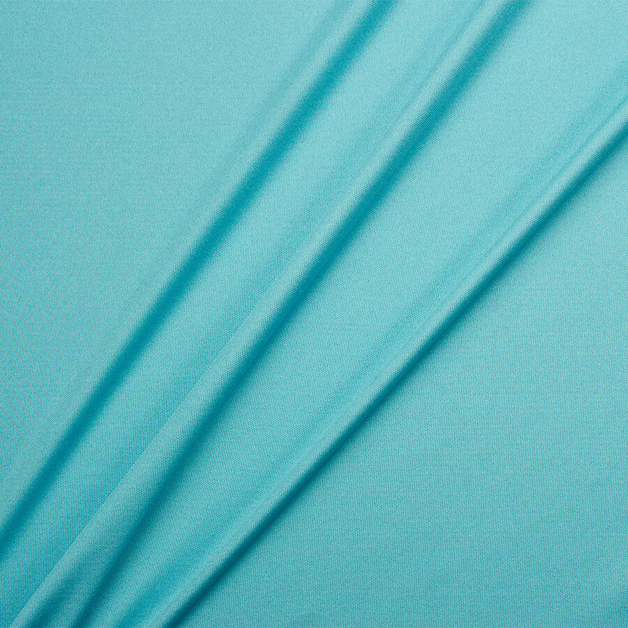 Turquoise Pure Silk Jersey