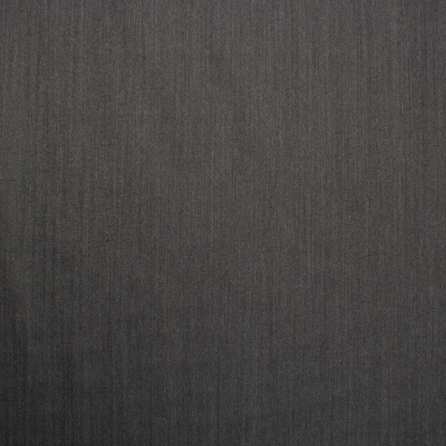 Grey Super 160s Herringbone Guanaco Wool (A 3m Piece)