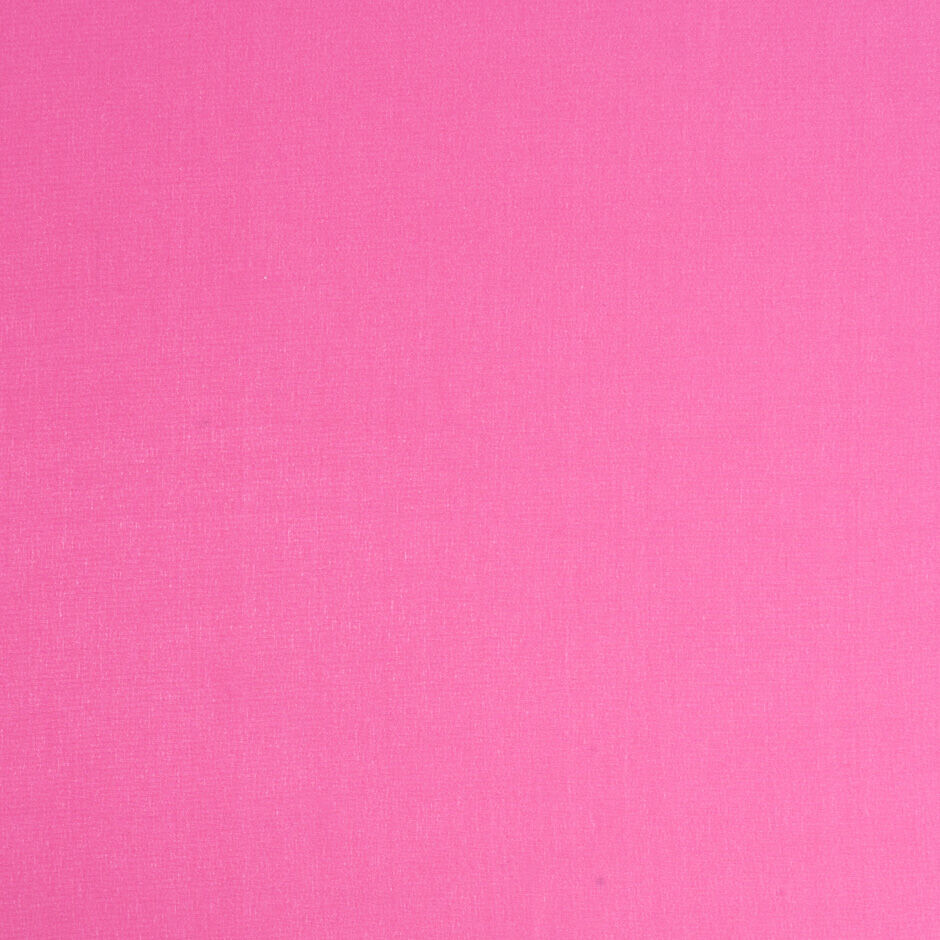 Deep Bubble Gum Pink Silk Crêpe de Chine