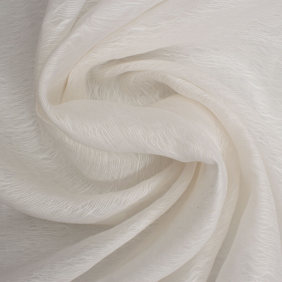 Ivory Silk Blend Organza