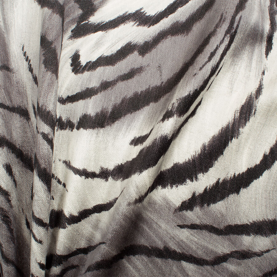 Zebra Printed Faux Fur