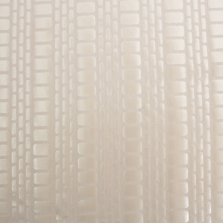 Ivory Square Laminated Lycra