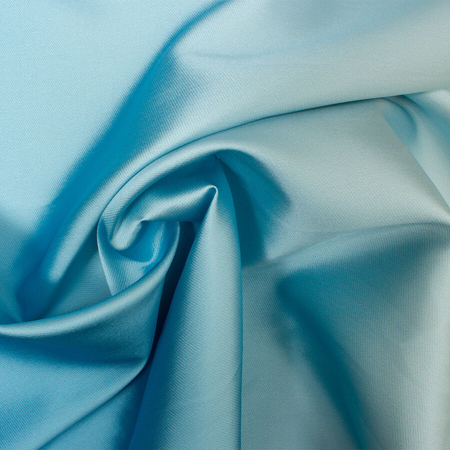 Sky Blue Poly Ombre Zibeline