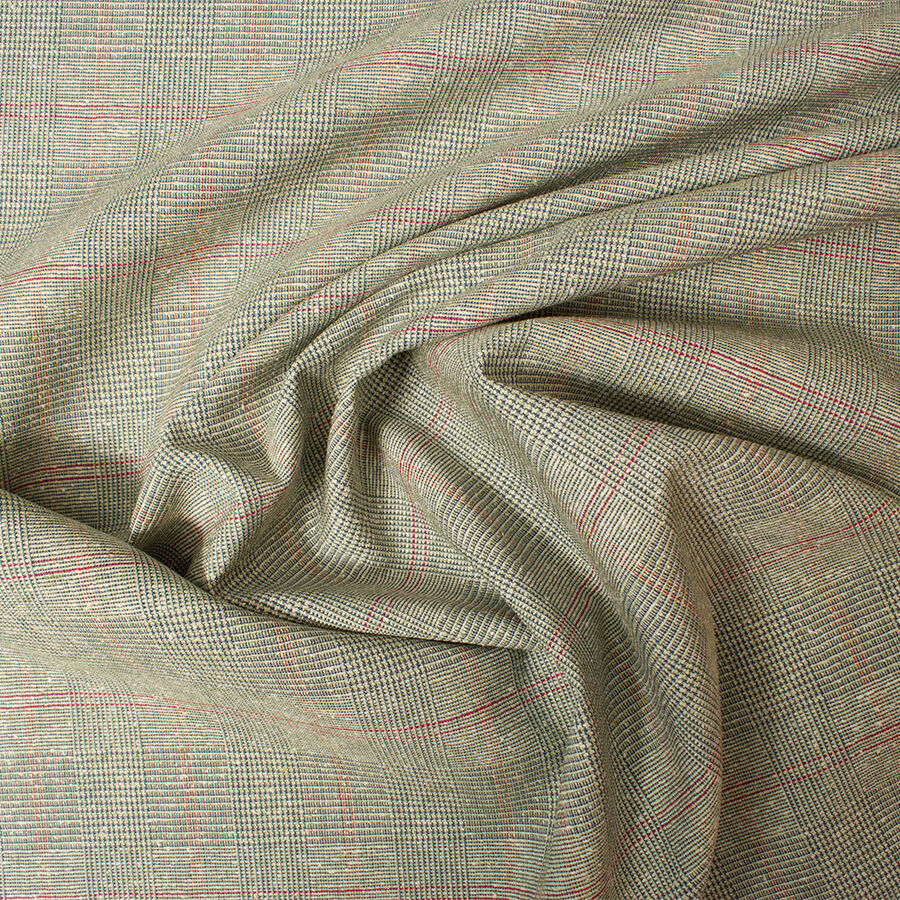 Prince of Wales Linen Blend (A 2.25m Piece)