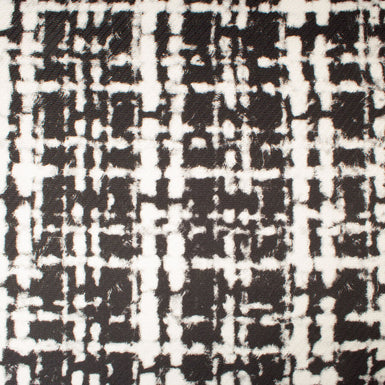 Monochrome Printed Silk Faille (A 2m Piece)