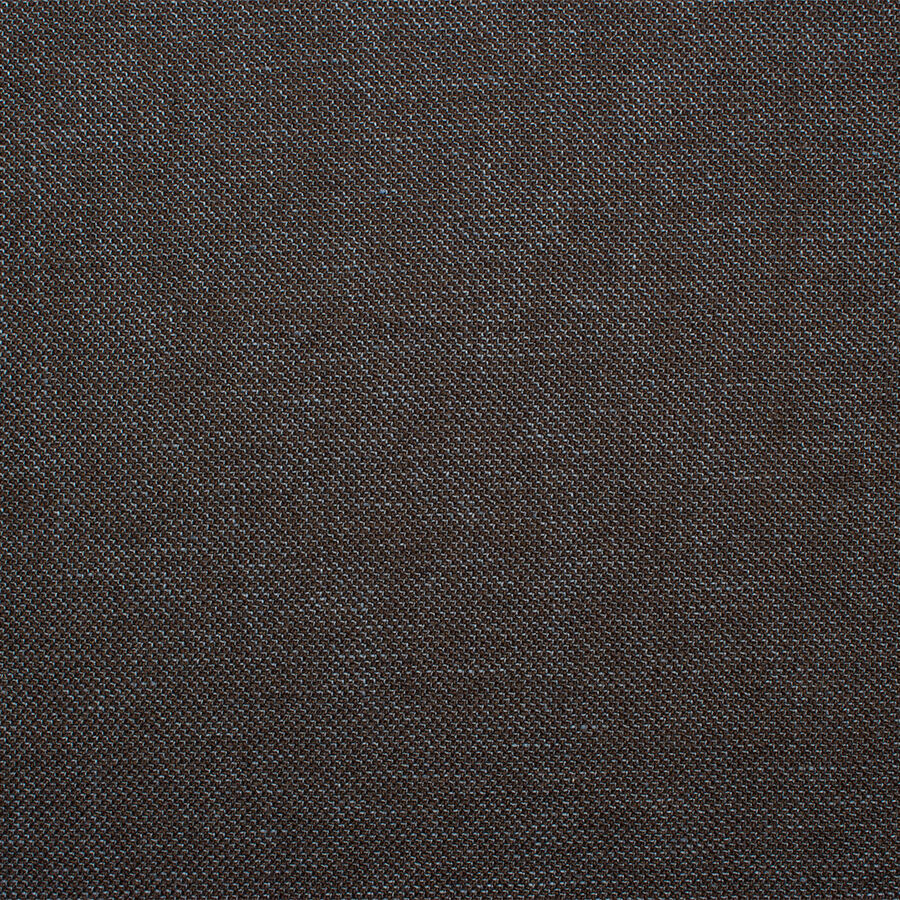 Brown & Blue Woven Wool Blend Suiting