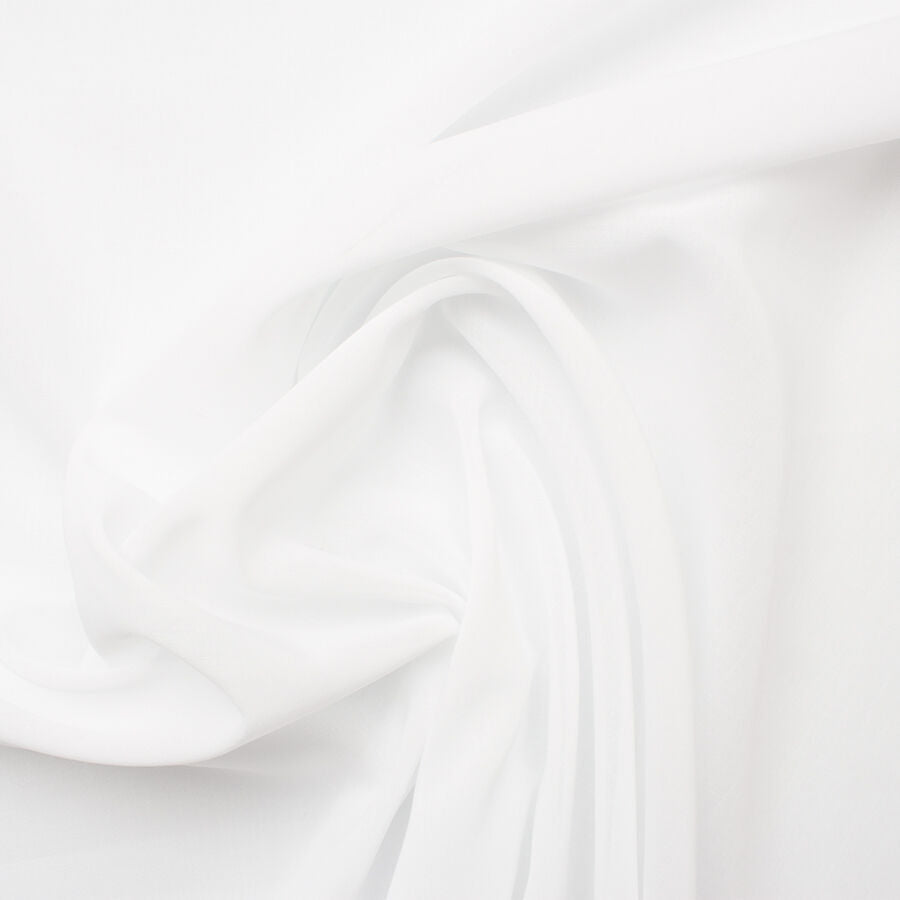 Plain White Lightweight Cotton Shirting