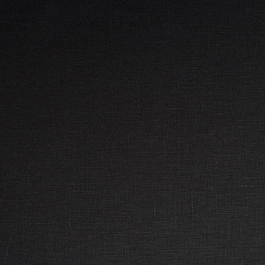 Black Heavy Weight Pure Linen