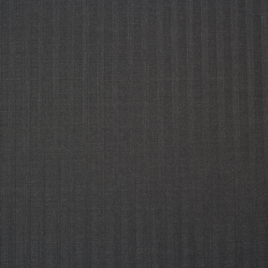 Dark Grey 16 Micron Double Twist Wool Suiting