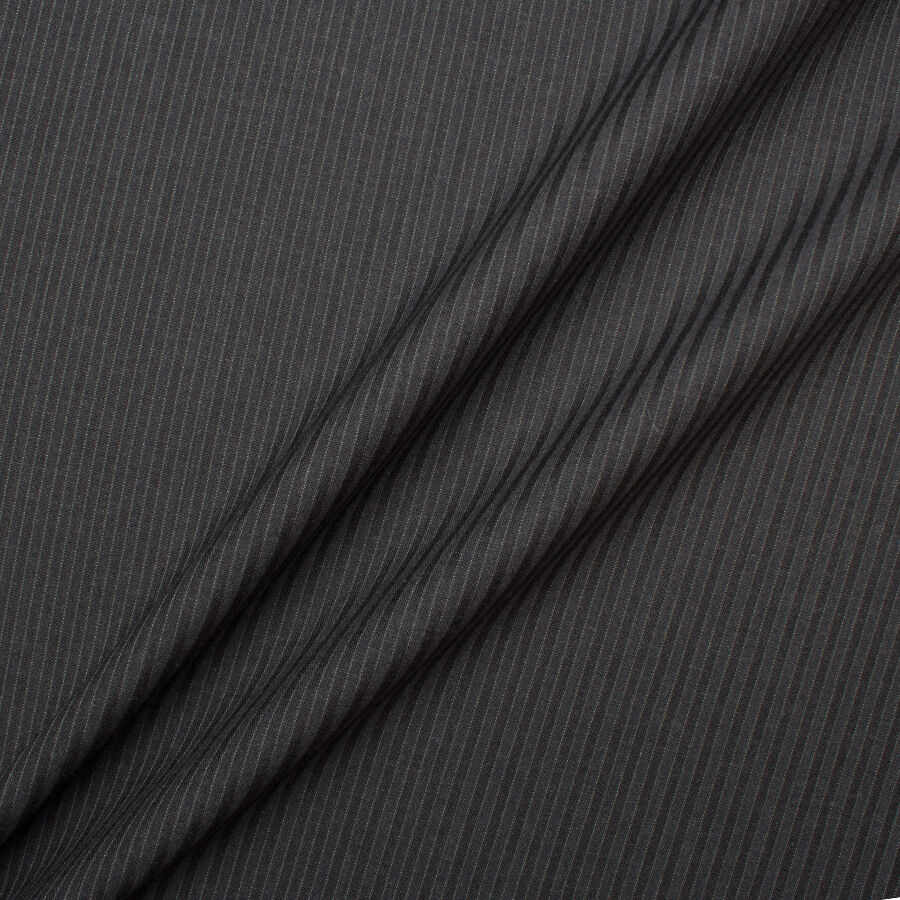 Two-Tone Grey Pinstripe Super 120s Pure Wool (A 2.25m Piece)