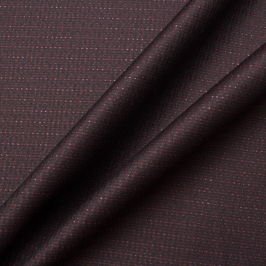 Bordeaux Wool & Lurex Suiting