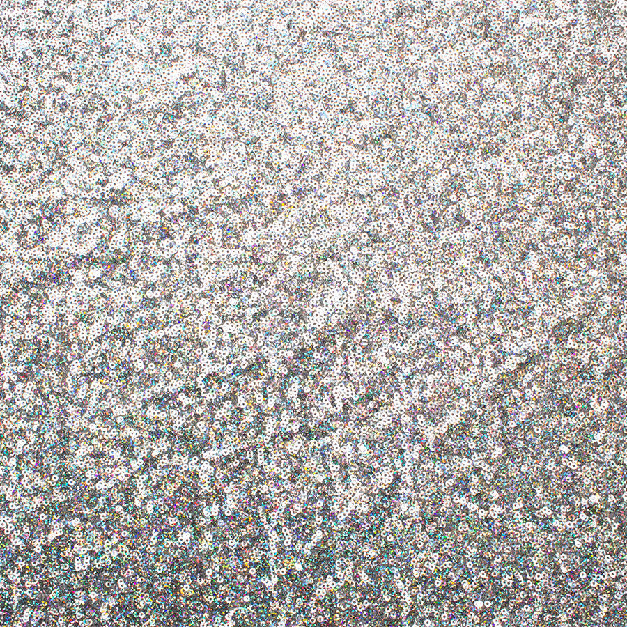 Mini Holographic Sequinned Stretch Tulle