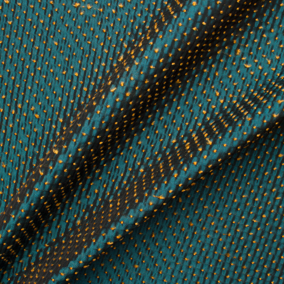 Deep Turquoise Poly Taffeta (A 3m Piece)