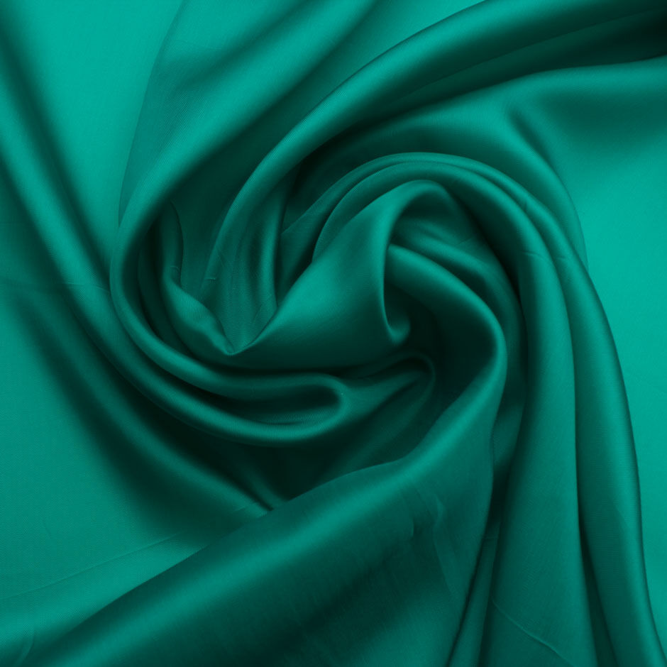 Teal Green Anti-Static Cupro Lining