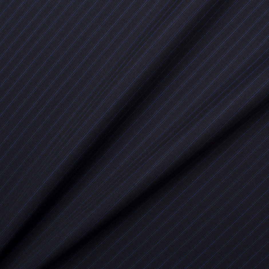 Midnight Blue Trofeo Superfine Wool Suiting (A 2m Piece)