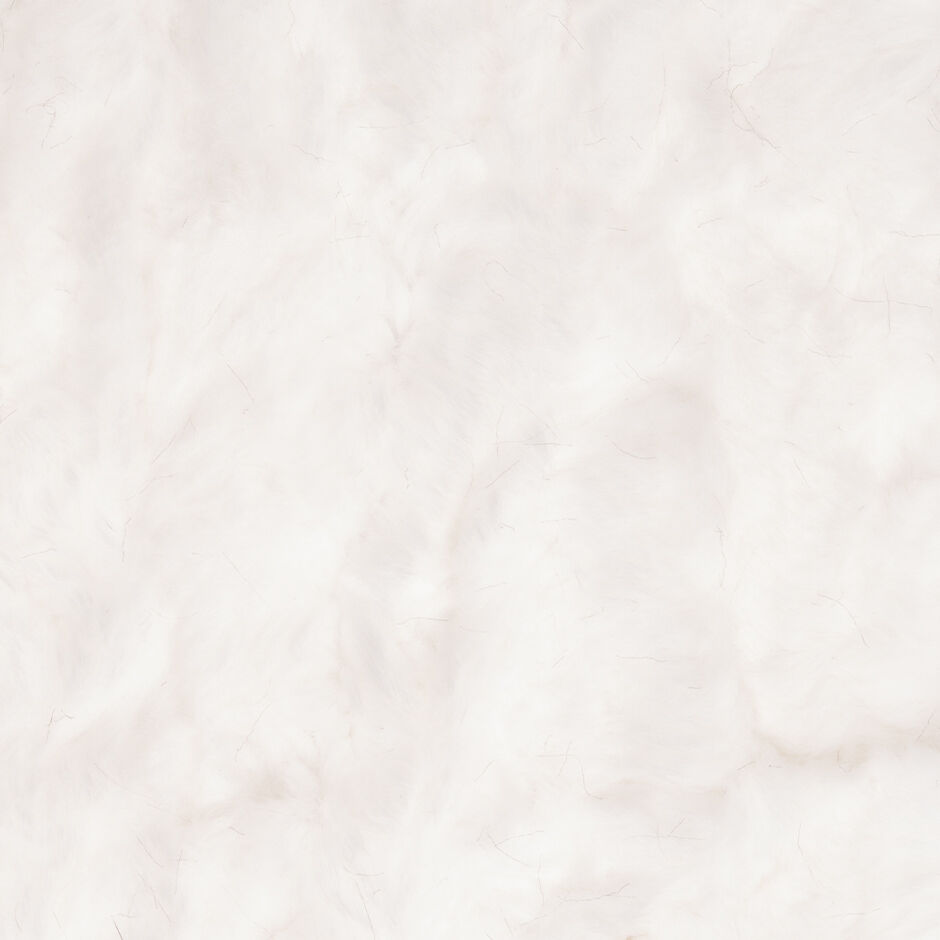 Optic White Faux Fur