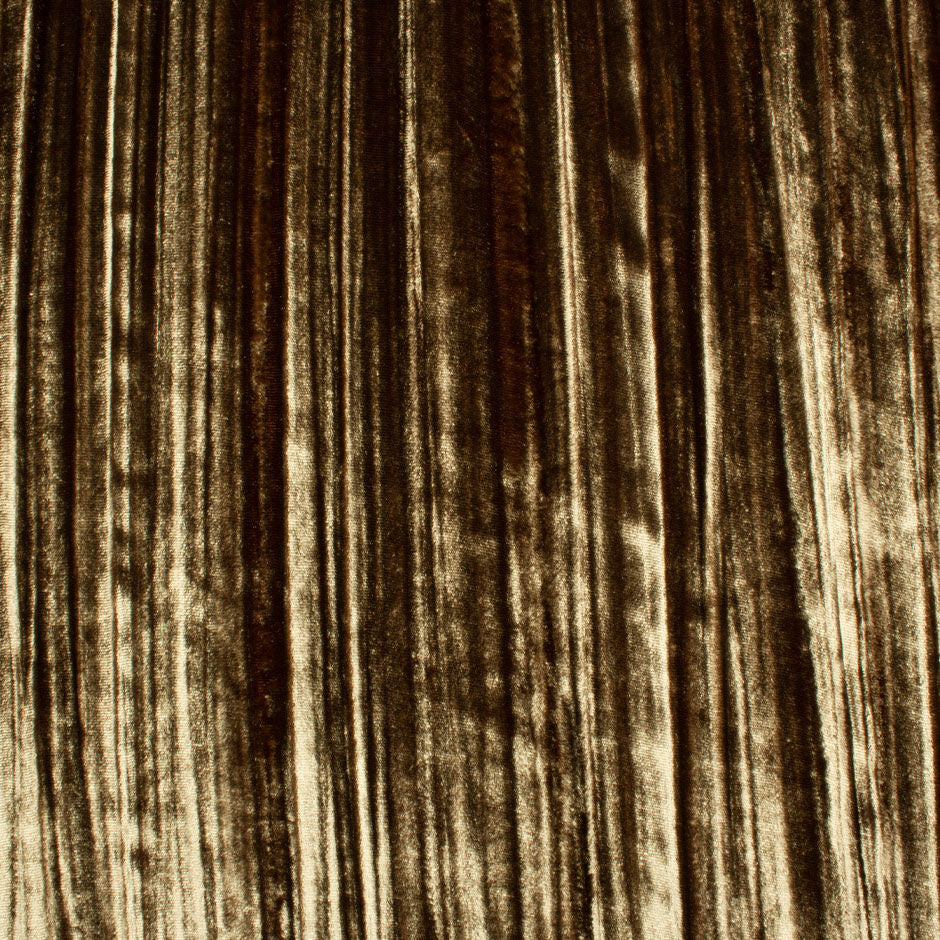 Mocca Brown Crushed Velvet