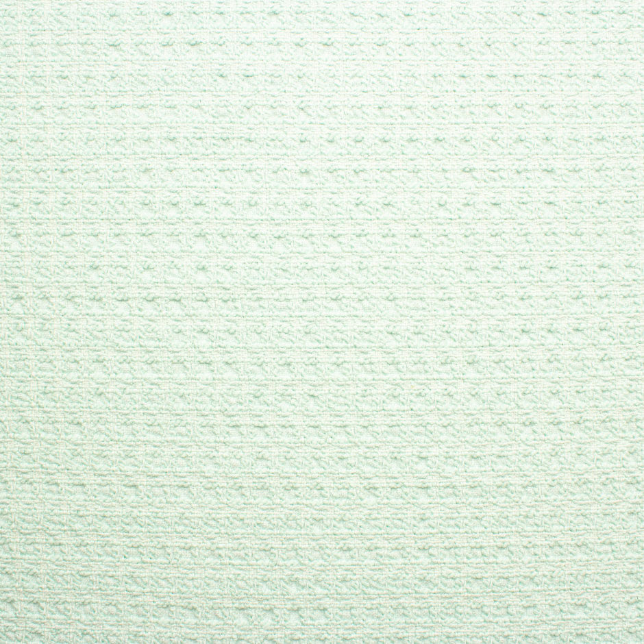 Pale Mint Green Cotton & Polyester Bouclé Fabric (A 1.80 Piece)