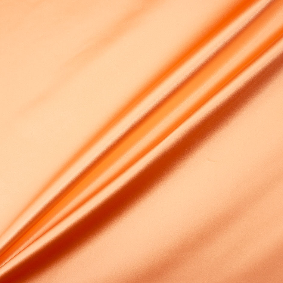 Apricot Silk Blend Duchess Satin