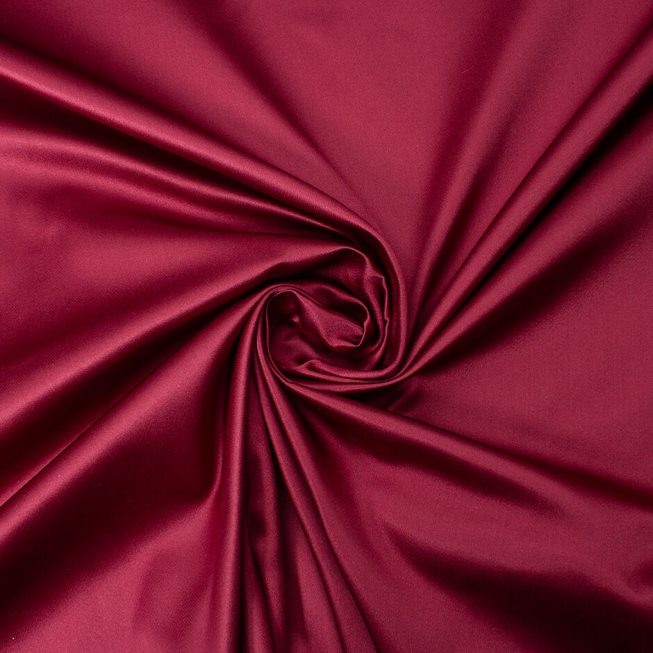 Maroon Double Faced Silk Duchess Satin