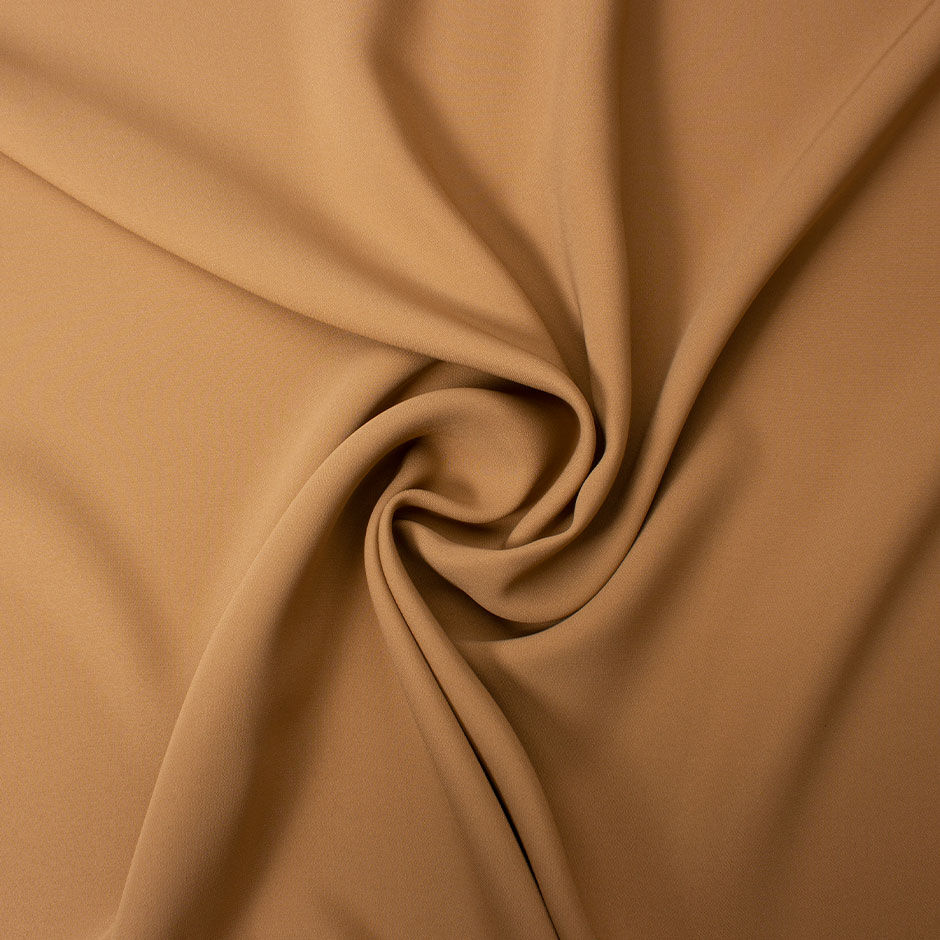 Dark Nude Pure Silk Moss Crêpe