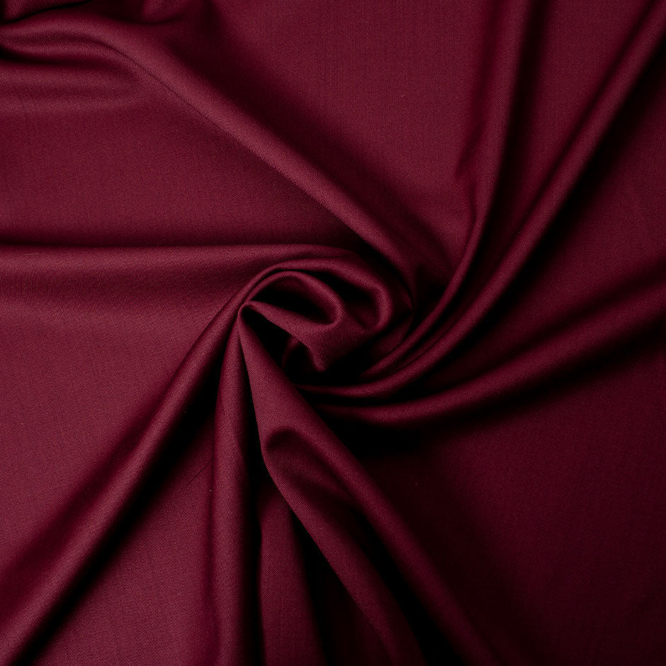 Burgundy Pure Tasmanian Virgin Wool Suiting