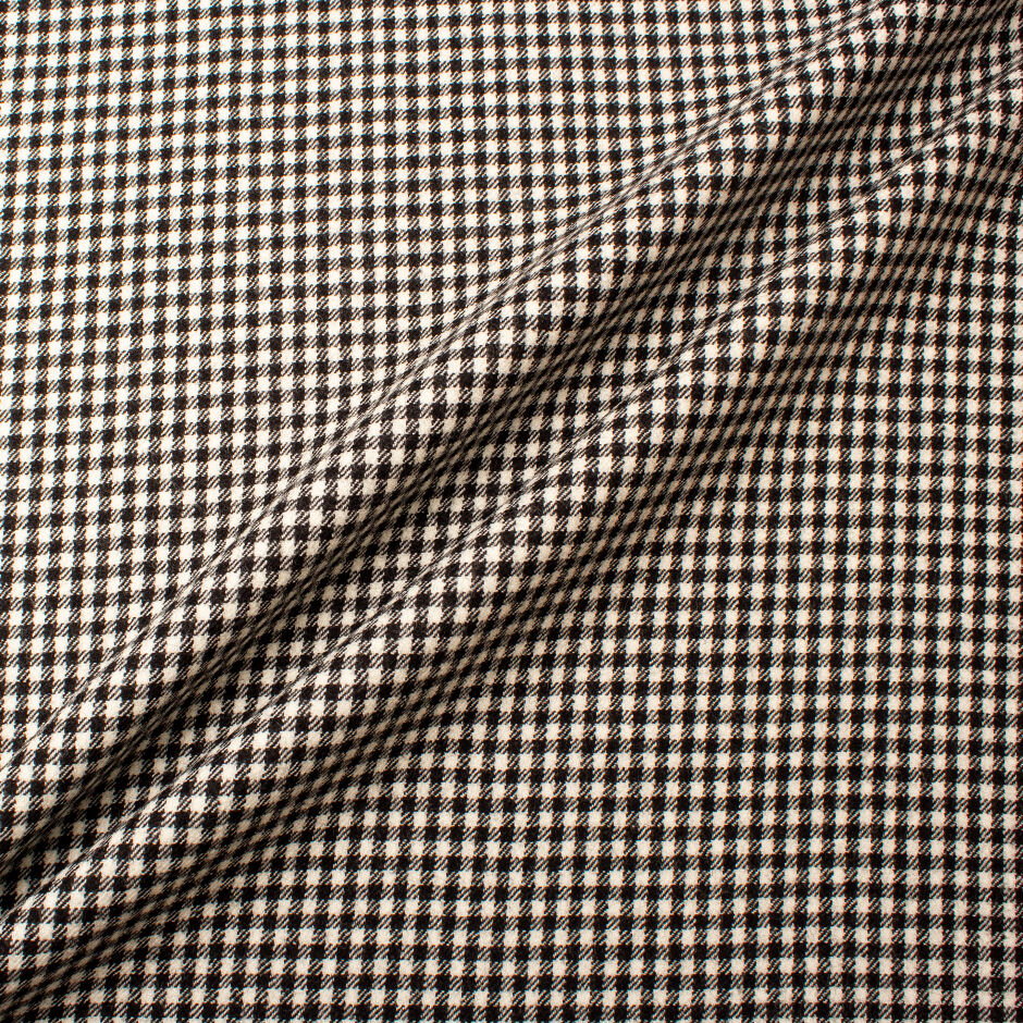 Double Faced Monochrome Checkered Pure Wool (A 1.75m Piece)