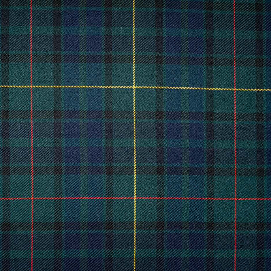 Green & Multi-Coloured Pure Wool Tartan