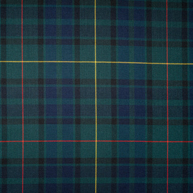 Green & Multi-Coloured Pure Wool Tartan