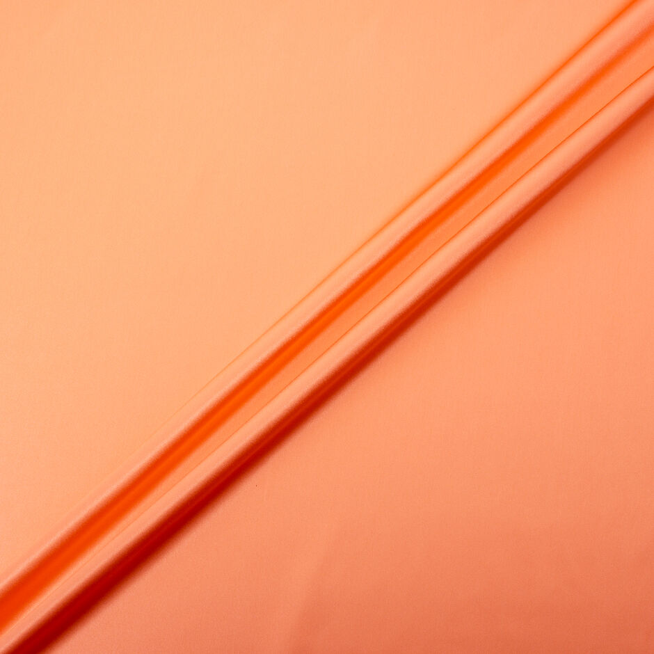 Peach Pure Silk Satin